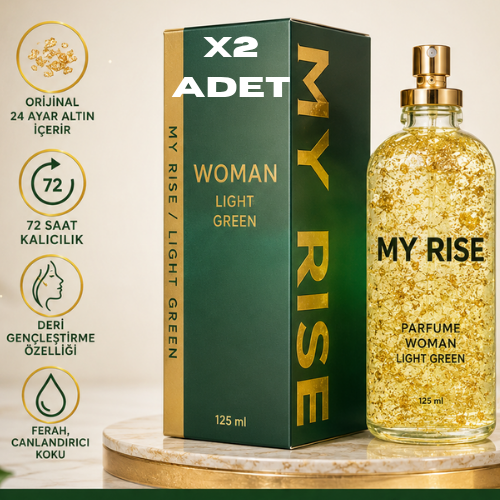 2 Adet My Rise Gold Kadın Parfüm (Orijinal 24 Ayar Gold İçerik)